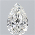 Natural Diamond 1.20 Carats, Pear with  Cut, H Color, SI2 Clarity and Certified by GIA