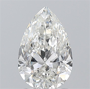 Picture of Natural Diamond 1.20 Carats, Pear with  Cut, H Color, SI2 Clarity and Certified by GIA