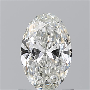 Picture of Natural Diamond 0.90 Carats, Oval with  Cut, H Color, VS1 Clarity and Certified by GIA