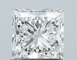 Picture of Natural Diamond 1.01 Carats, Princess with  Cut, I Color, VS1 Clarity and Certified by GIA