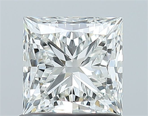 Picture of Natural Diamond 1.01 Carats, Princess with  Cut, I Color, VS1 Clarity and Certified by GIA