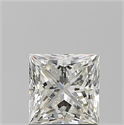 Natural Diamond 1.20 Carats, Princess with  Cut, K Color, SI1 Clarity and Certified by GIA