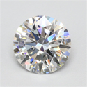 Del inventario de diamantes de laboratorio, 1.13 quilates, Redondo , Color E, claridad VVS2 y certificado IGI