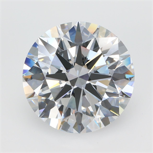 Picture of Lab Grown Diamond 5.02 Carats, Round with Ideal Cut, E Color, VVS2 Clarity and Certified by IGI