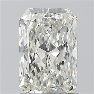Picture of Natural Diamond 1.01 Carats, Radiant with  Cut, H Color, VS2 Clarity and Certified by GIA