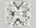 Natural Diamond 0.93 Carats, Princess with  Cut, H Color, VVS2 Clarity and Certified by GIA