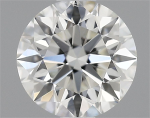 Picture of Natural Diamond 0.90 Carats, Round with Excellent Cut, G Color, SI1 Clarity and Certified by IGI