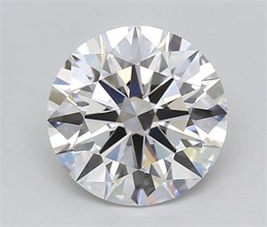 Picture of Lab Grown Diamond 3.25 Carats, Round with Ideal Cut, D Color, FL Clarity and Certified by IGI