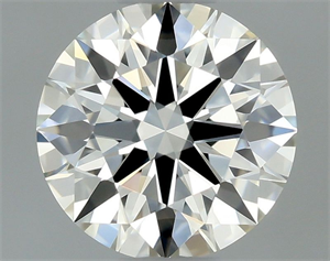 Foto Diamante Natural 0.50 quilates, Redondo , Color J, claridad IF y certificado GIA de