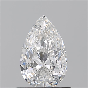 Picture of Natural Diamond 0.72 Carats, Pear with  Cut, E Color, VS1 Clarity and Certified by GIA