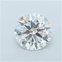 Del inventario de diamantes de laboratorio, 1.02 quilates, Redondo , Color D, claridad VS1 y certificado IGI