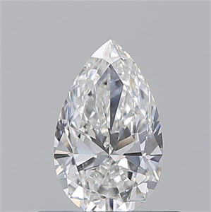 Picture of Natural Diamond 0.50 Carats, Pear with  Cut, F Color, VS2 Clarity and Certified by GIA