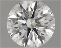 Natural Diamond 0.43 Carats, Round with Excellent Cut, F Color, VS2 Clarity and Certified by GIA