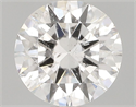 Natural Diamond 0.41 Carats, Round with Very Good Cut, F Color, I1 Clarity and Certified by GIA
