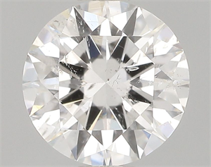 Picture of Natural Diamond 0.41 Carats, Round with Very Good Cut, F Color, I1 Clarity and Certified by GIA