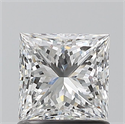 Diamante Natural 1.01 quilates, Princesa , Color E, claridad VVS2 y certificado GIA