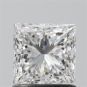 Foto Diamante Natural 1.01 quilates, Princesa , Color E, claridad VVS2 y certificado GIA de