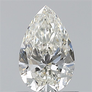 Picture of Natural Diamond 0.71 Carats, Pear with  Cut, I Color, VVS1 Clarity and Certified by GIA