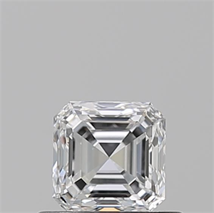 Picture of Natural Diamond 0.57 Carats, Asscher with  Cut, E Color, VS2 Clarity and Certified by GIA