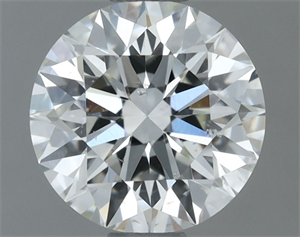 Picture of Natural Diamond 0.80 Carats, Round with Excellent Cut, I Color, SI1 Clarity and Certified by GIA