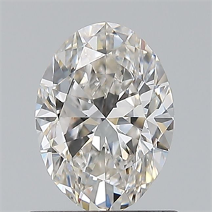 Picture of Natural Diamond 0.70 Carats, Oval with  Cut, H Color, VVS1 Clarity and Certified by GIA