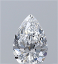 Natural Diamond 0.30 Carats, Pear with  Cut, D Color, VS1 Clarity and Certified by GIA