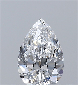 Picture of Natural Diamond 0.30 Carats, Pear with  Cut, D Color, VS1 Clarity and Certified by GIA