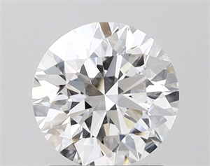 Picture of Lab Grown Diamond 1.50 Carats, Round with Ideal Cut, D Color, VVS2 Clarity and Certified by IGI