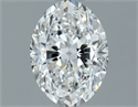 Natural Diamond 1.20 Carats, Oval with  Cut, F Color, VS2 Clarity and Certified by GIA