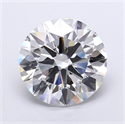 Lab Grown Diamond 4.51 Carats, Round with Ideal Cut, E Color, VS1 Clarity and Certified by IGI