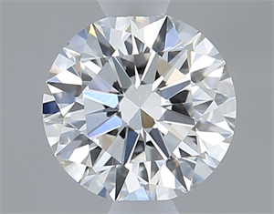 Foto Diamante Natural 0.41 quilates, Redondo , Color G, claridad IF y certificado GIA de