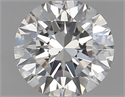 Natural Diamond 0.70 Carats, Round with Excellent Cut, J Color, SI2 Clarity and Certified by IGI