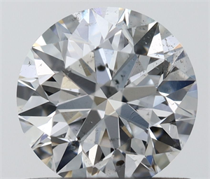 Picture of Natural Diamond 0.70 Carats, Round with Excellent Cut, F Color, SI1 Clarity and Certified by IGI