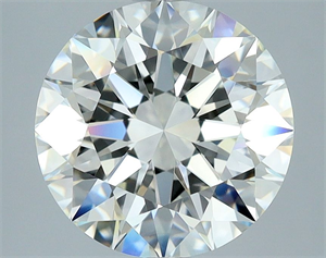 Picture of Natural Diamond 2.20 Carats, Round with Excellent Cut, J Color, VVS2 Clarity and Certified by GIA