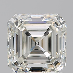 Picture of Natural Diamond 1.60 Carats, Asscher with  Cut, J Color, VS1 Clarity and Certified by GIA