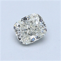 Diamante Natural 0.71 quilates, Del cojín , Color K, claridad I1 y certificado GIA