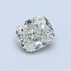 Foto Diamante Natural 0.71 quilates, Del cojín , Color K, claridad I1 y certificado GIA de
