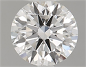 Natural Diamond 0.42 Carats, Round with Excellent Cut, G Color, IF Clarity and Certified by GIA