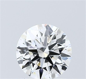 Picture of Lab Grown Diamond 1.04 Carats, Round with Ideal Cut, D Color, VVS2 Clarity and Certified by IGI