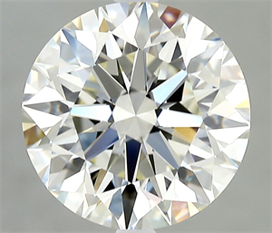 Foto Diamante Natural 2.50 quilates, Redondo , Color J, claridad VVS1 y certificado IGI de