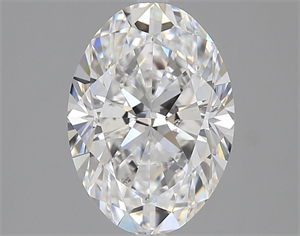Foto Diamante Natural 2.50 quilates, Ovalado , Color E, claridad SI2 y certificado GIA de