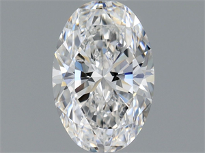 Picture of Natural Diamond 0.50 Carats, Oval with  Cut, E Color, SI1 Clarity and Certified by GIA