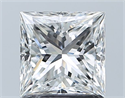 Diamante Natural 1.20 quilates, Princesa , Color F, claridad VS1 y certificado GIA