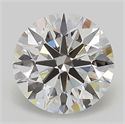 Del inventario de diamantes de laboratorio, 2.06 quilates, Redondo , Color D, claridad VVS2 y certificado IGI