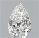 Natural Diamond 0.70 Carats, Pear with  Cut, G Color, VS1 Clarity and Certified by GIA