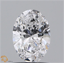Natural Diamond 0.70 Carats, Oval with  Cut, D Color, I1 Clarity and Certified by GIA