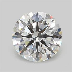 Picture of Lab Grown Diamond 1.02 Carats, Round with Ideal Cut, D Color, VVS2 Clarity and Certified by IGI