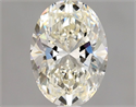 Natural Diamond 1.01 Carats, Oval with  Cut, J Color, VS2 Clarity and Certified by GIA