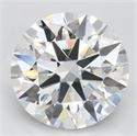 Lab Grown Diamond 3.93 Carats, Round with Excellent Cut, D Color, VVS1 Clarity and Certified by GIA