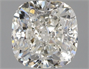 Natural Diamond 0.51 Carats, Cushion with  Cut, H Color, SI2 Clarity and Certified by GIA